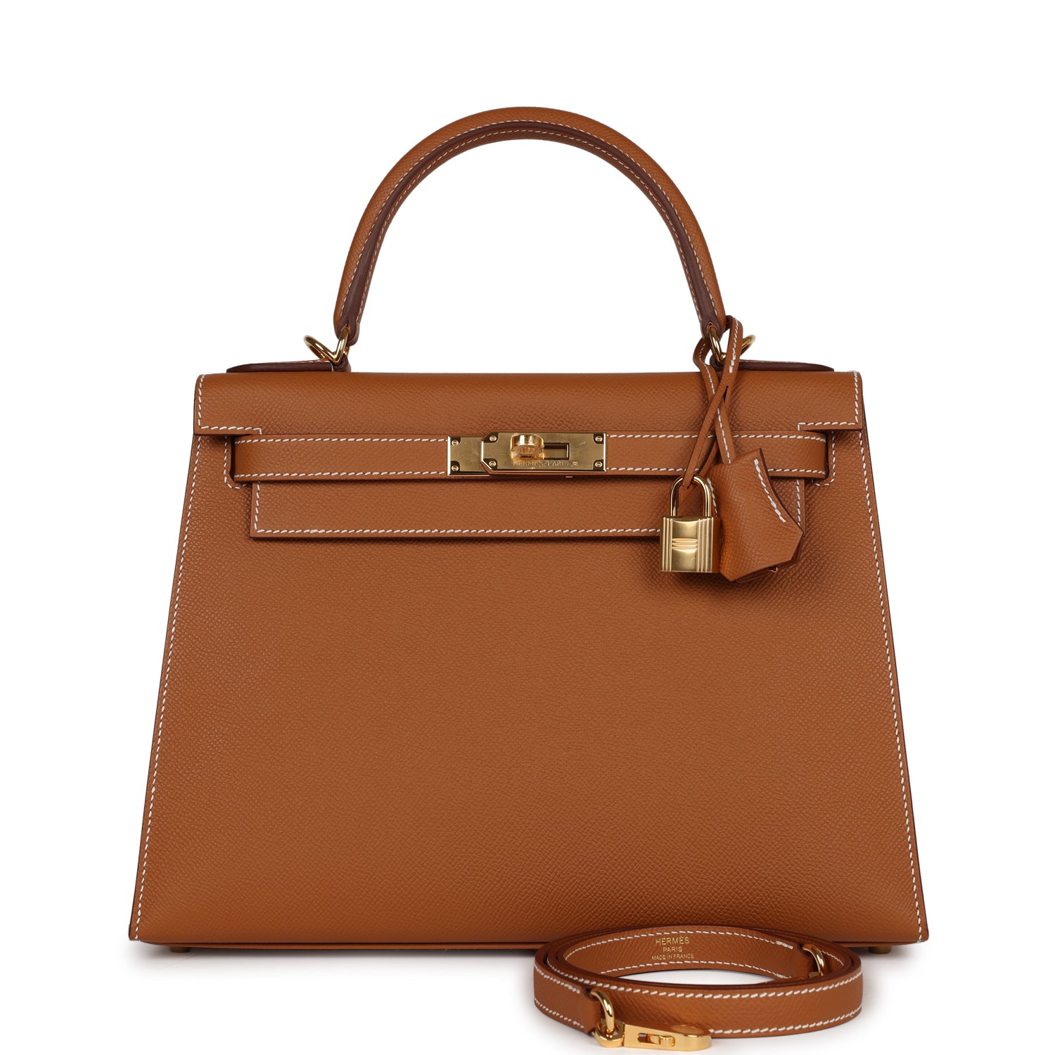 Hermes Kelly Sellier 28 Gold Epsom Gold Hardware - Bob Flawless Skincare 