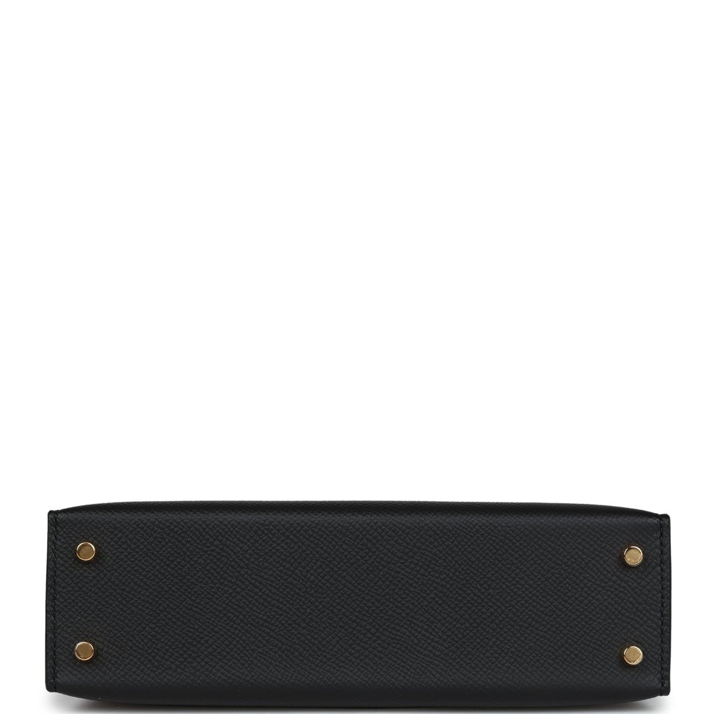 Hermes Kelly Sellier 20 Black Epsom Gold Hardware