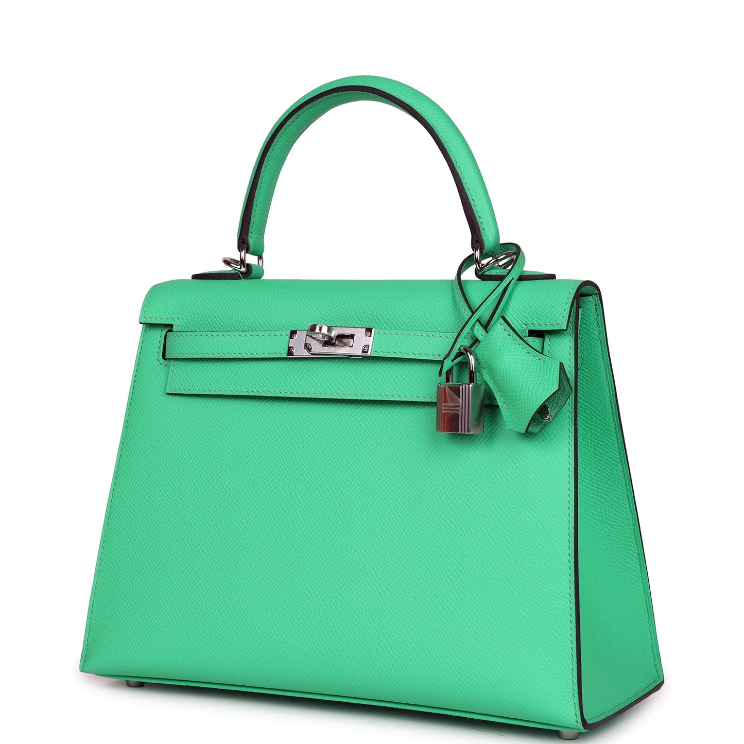 Hermes Kelly Sellier 25 Vert Comics Epsom Palladium Hardware