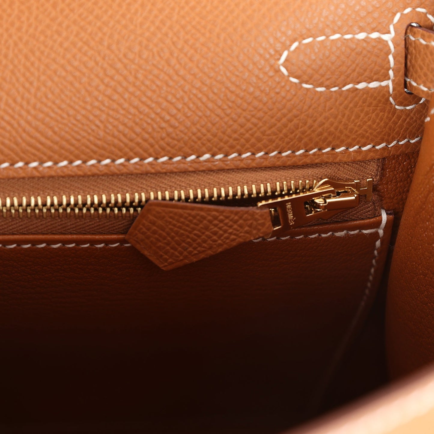 Hermes Kelly Sellier 25 Gold Epsom Gold Hardware