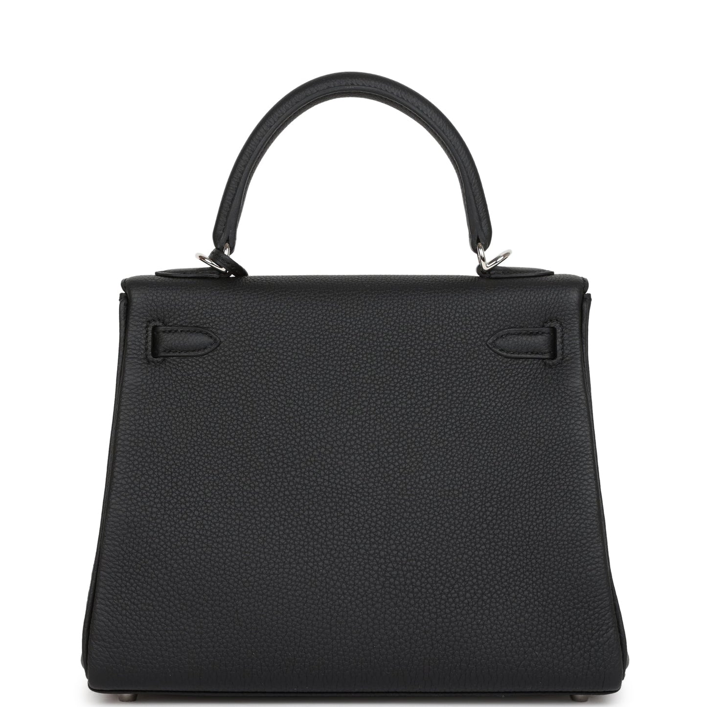 Hermes Kelly Retourne 25 Black Togo Palladium Hardware