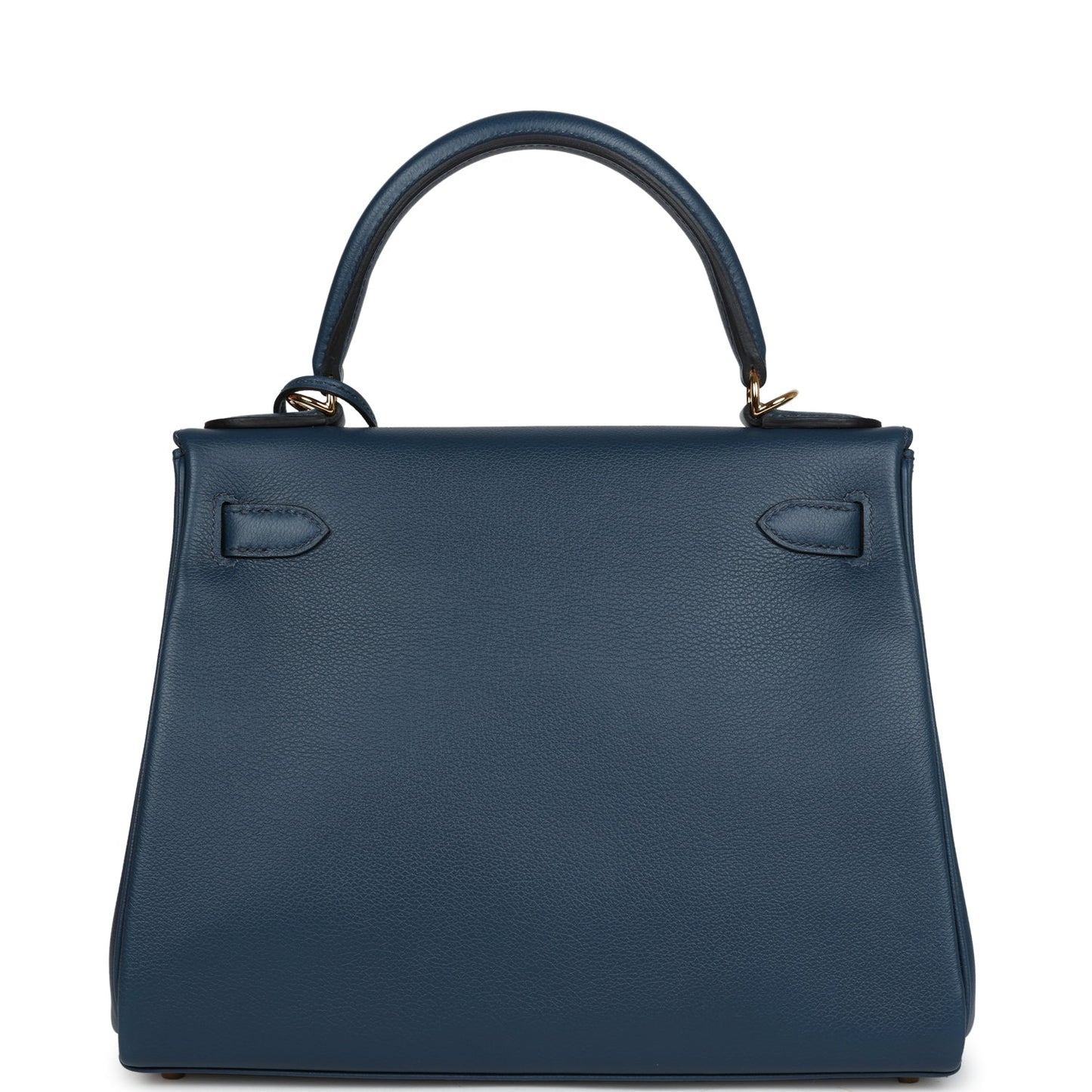 Hermes Kelly Retourne 28 Deep Bleu Evercolor Gold Hardware