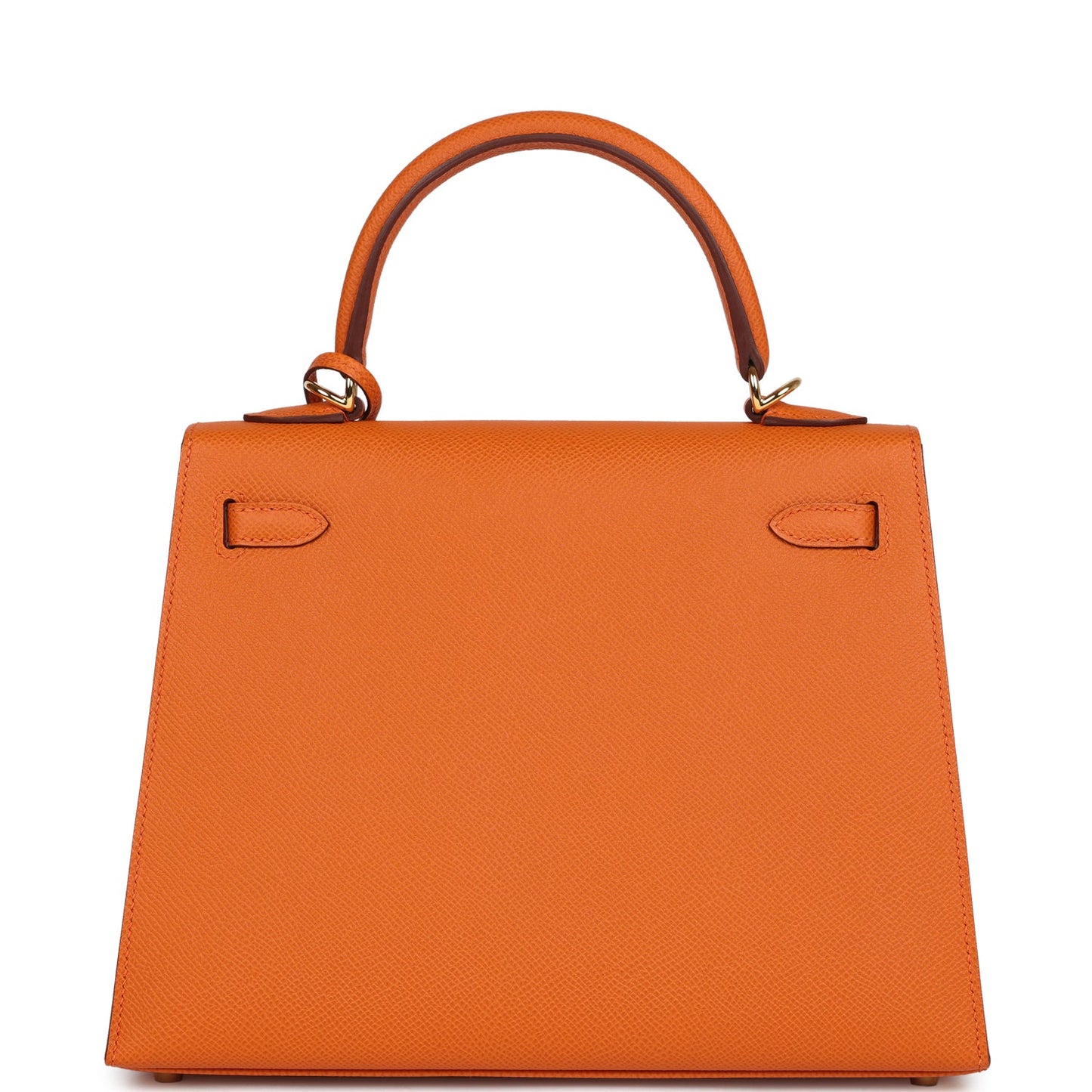 Hermes Kelly Sellier 25 Orange Epsom Gold Hardware - Bob Flawless Skincare 