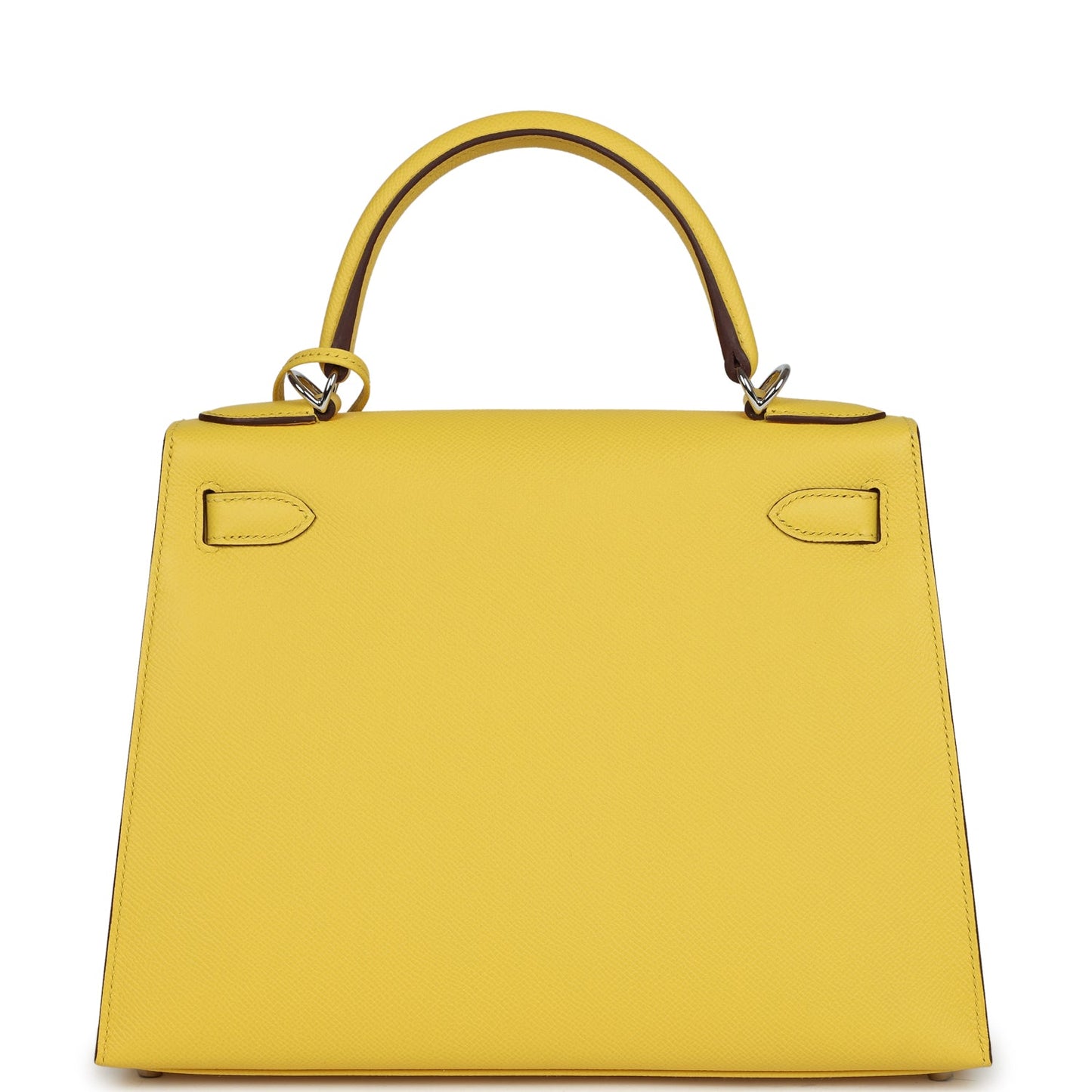 Hermes Kelly Sellier 28 Jaune de Naples Epsom Palladium Hardware