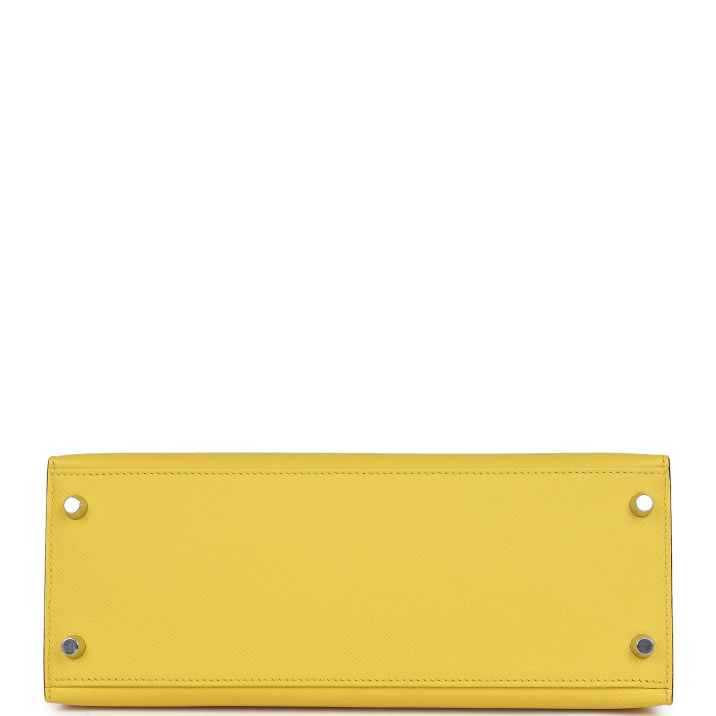 Hermes Kelly Sellier 28 Jaune de Naples Epsom Palladium Hardware