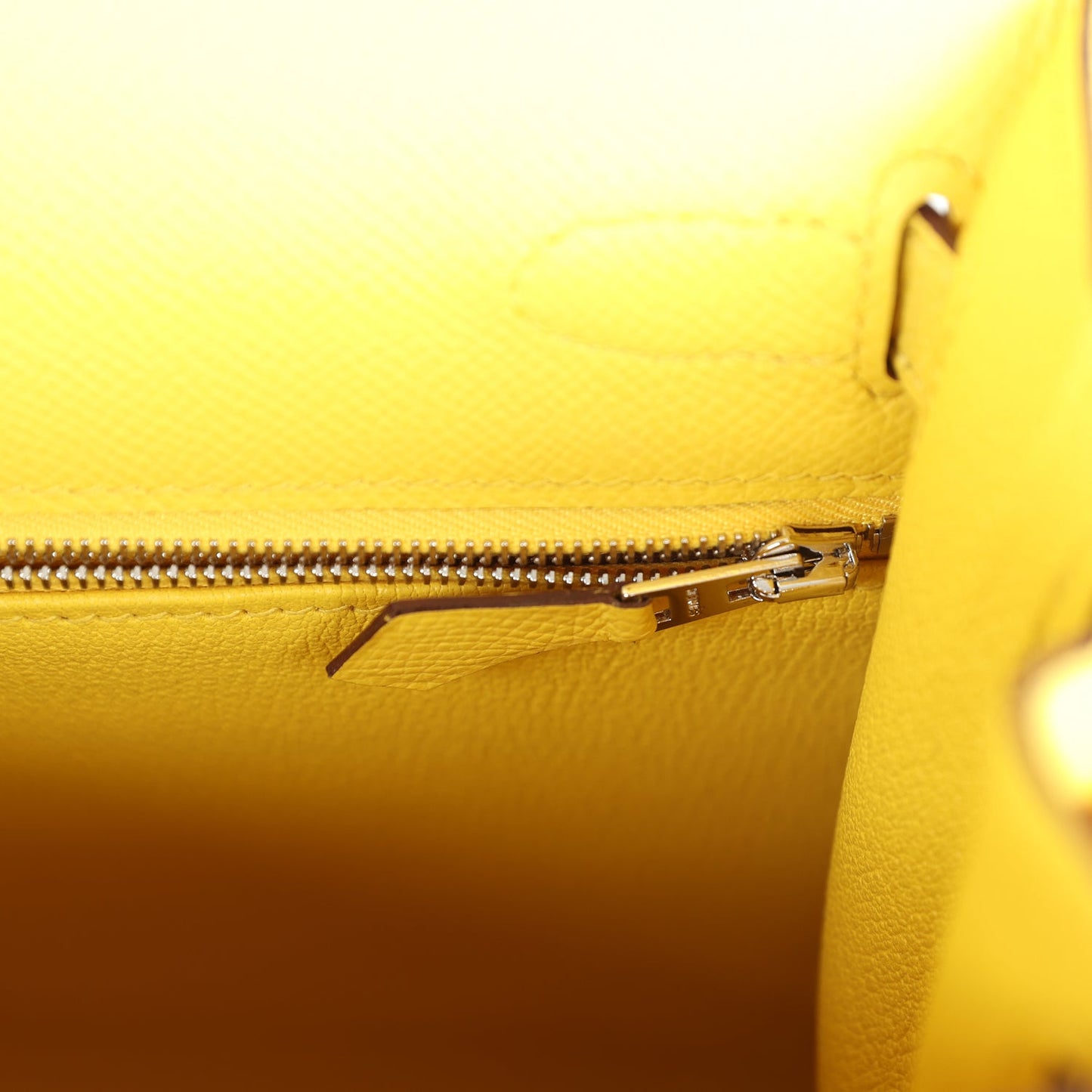 Hermes Kelly Sellier 28 Jaune de Naples Epsom Palladium Hardware