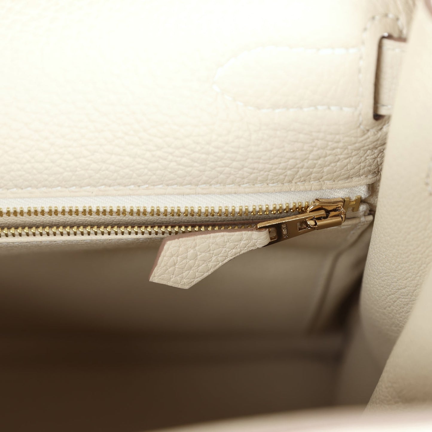 Hermes Kelly Retourne 32 Craie Togo Gold Hardware