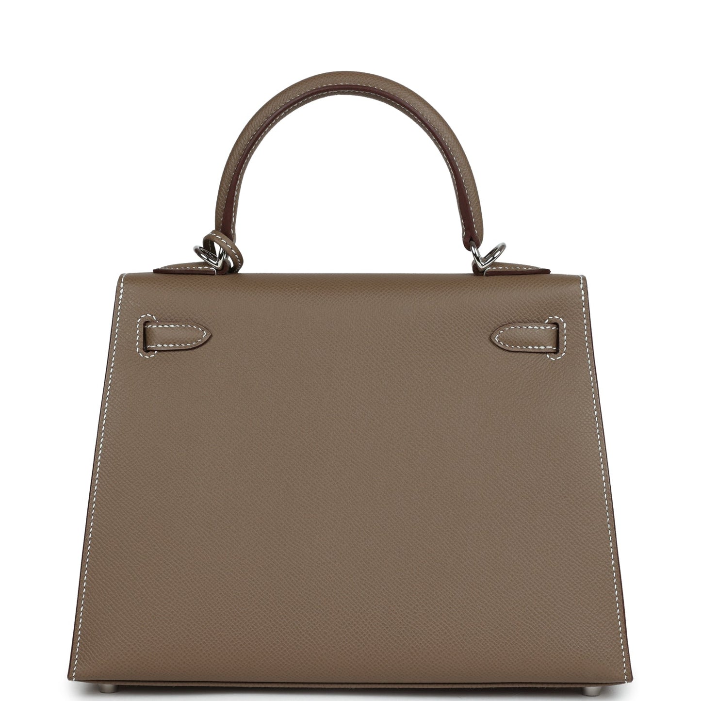 Hermes Kelly Sellier 25 Etoupe Epsom Palladium Hardware