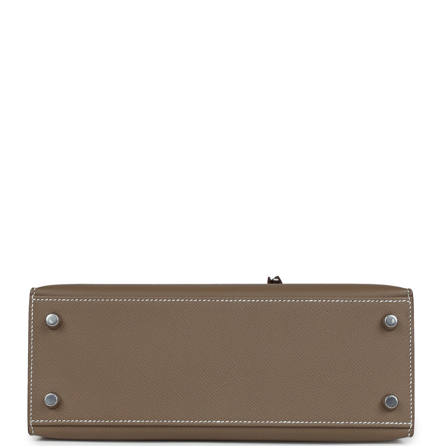 Hermes Kelly Sellier 25 Etoupe Epsom Palladium Hardware