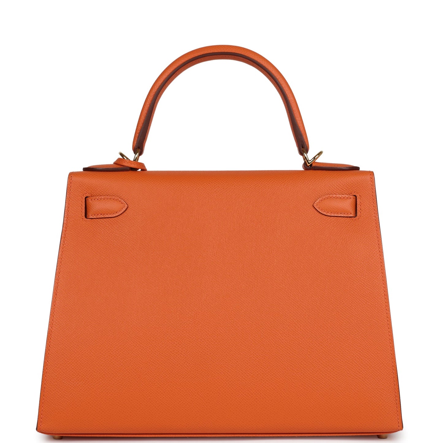 Hermes Kelly Sellier 28 Orange Epsom Gold Hardware