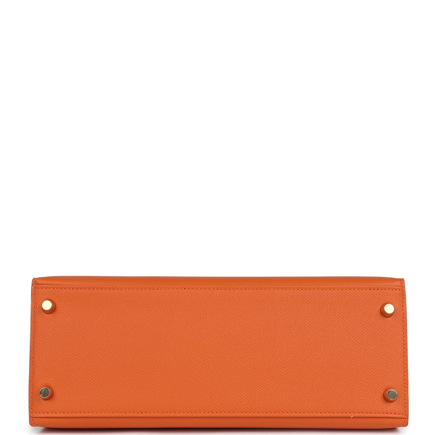 Hermes Kelly Sellier 28 Orange Epsom Gold Hardware