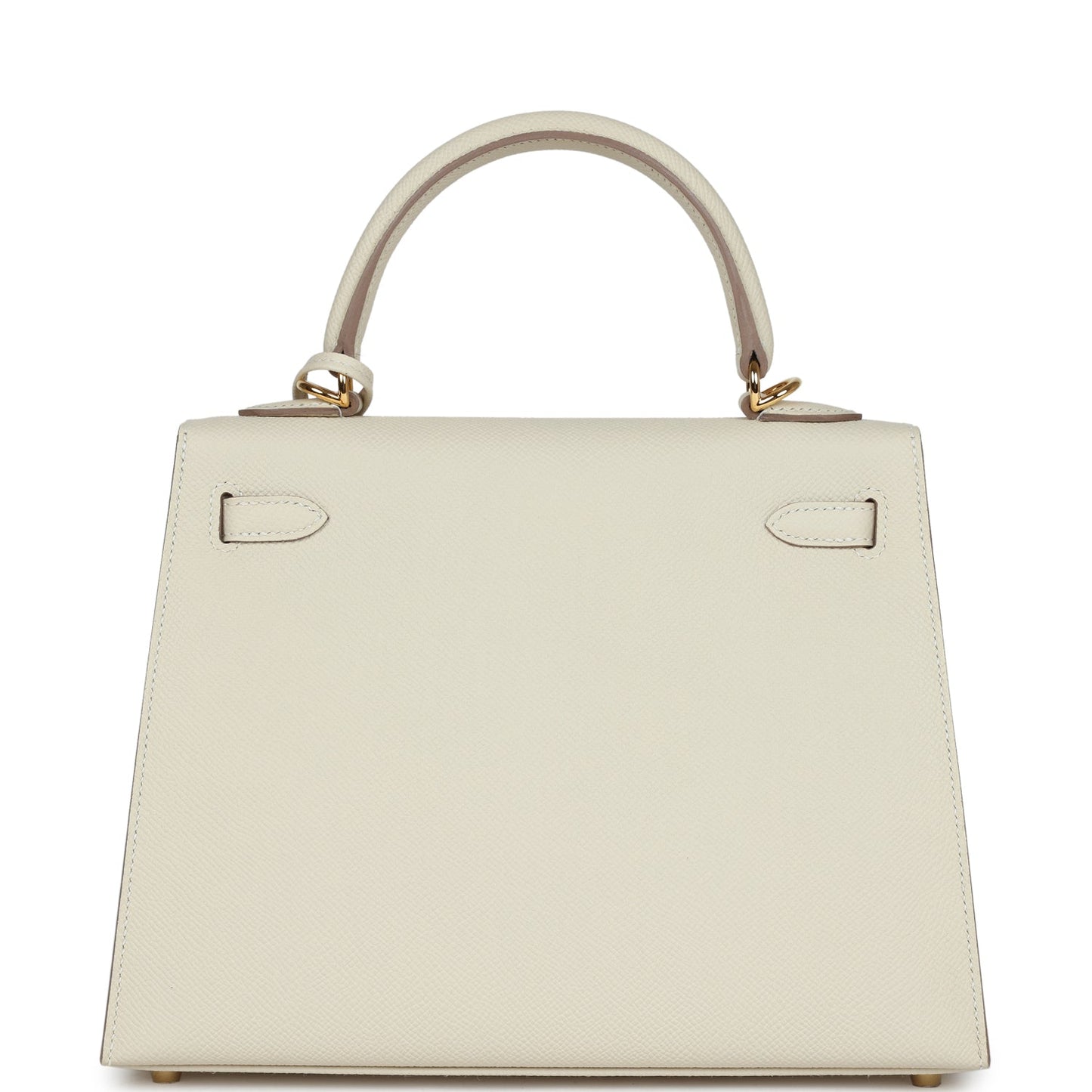 Hermes Kelly Sellier 25 Craie Epsom Gold Hardware