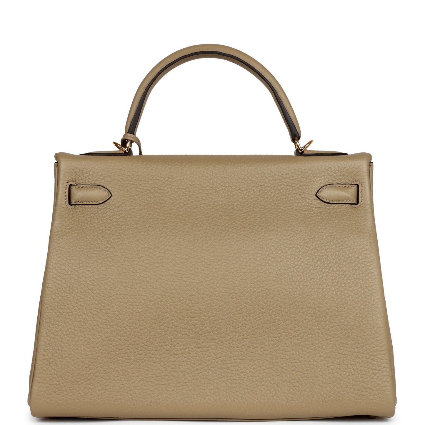 Hermes Kelly Retourne 32 Beige Marfa Clemence Gold Hardware