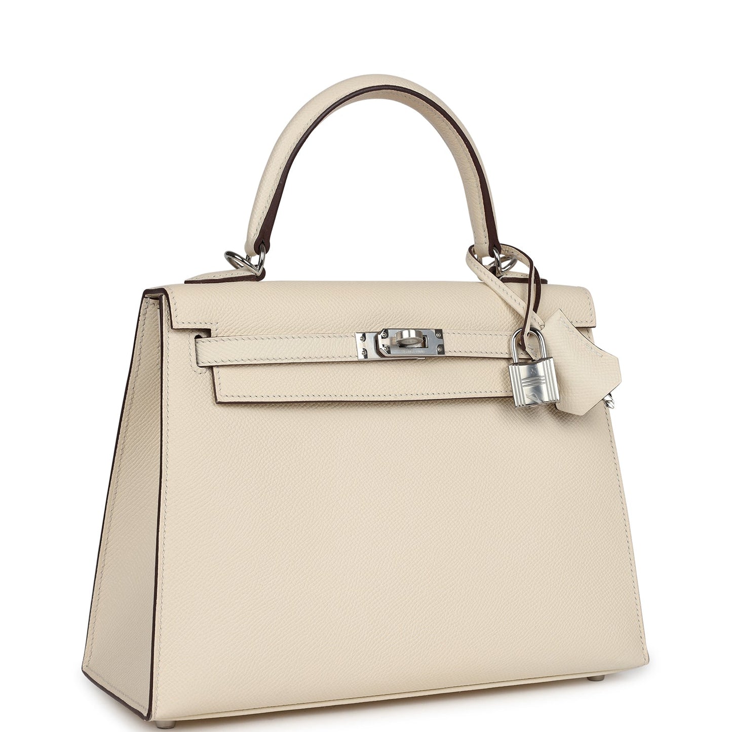 Hermes Kelly Sellier 25 Nata Verso Epsom Palladium Hardware