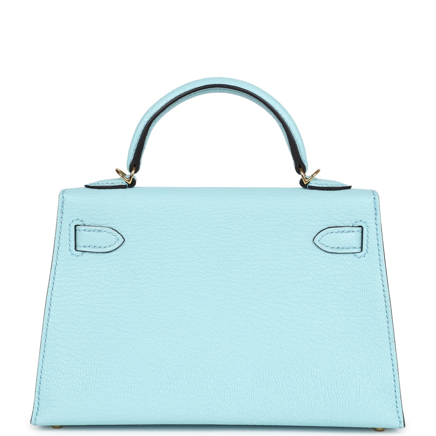 Hermes Kelly Sellier 20 Bleu Zephyr Chevre Gold Hardware