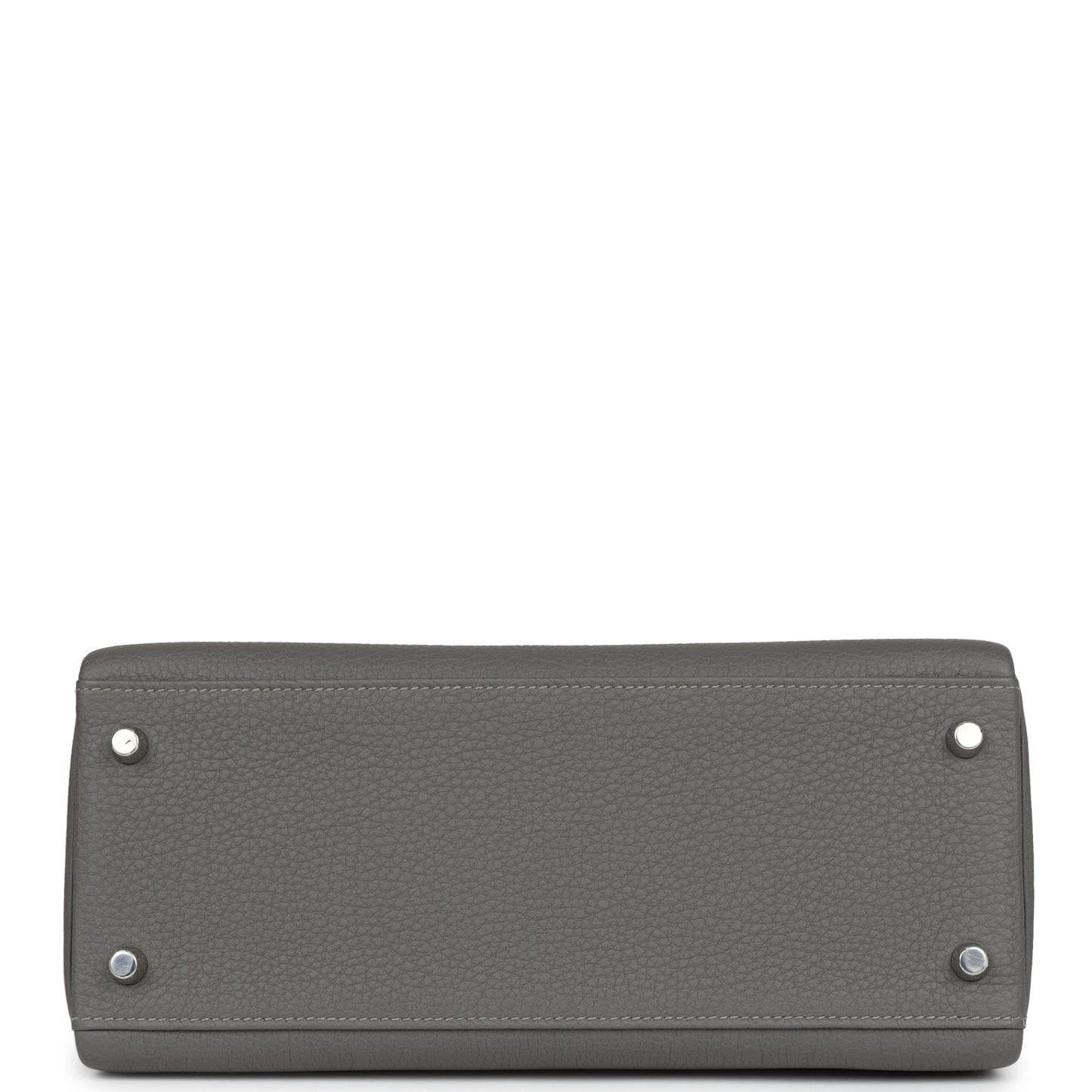 Hermes Kelly Retourne 28 Gris Meyer Togo Palladium Hardware