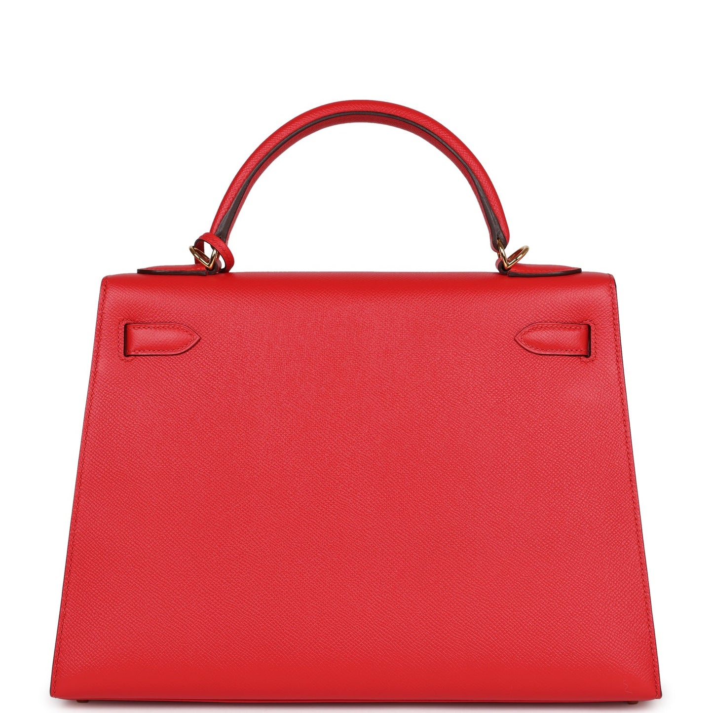 Hermes Kelly Sellier 32 Rouge Tomate Epsom Gold Hardware