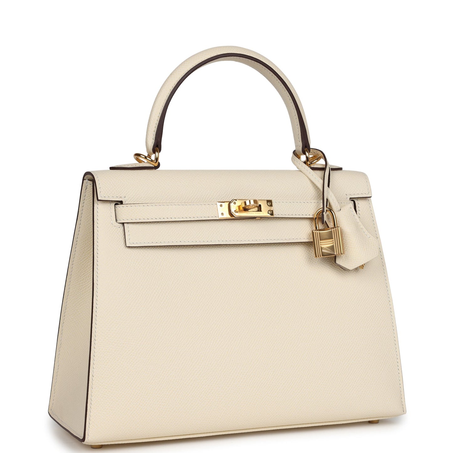 Hermes Kelly Sellier 25 Nata Epsom Gold Hardware