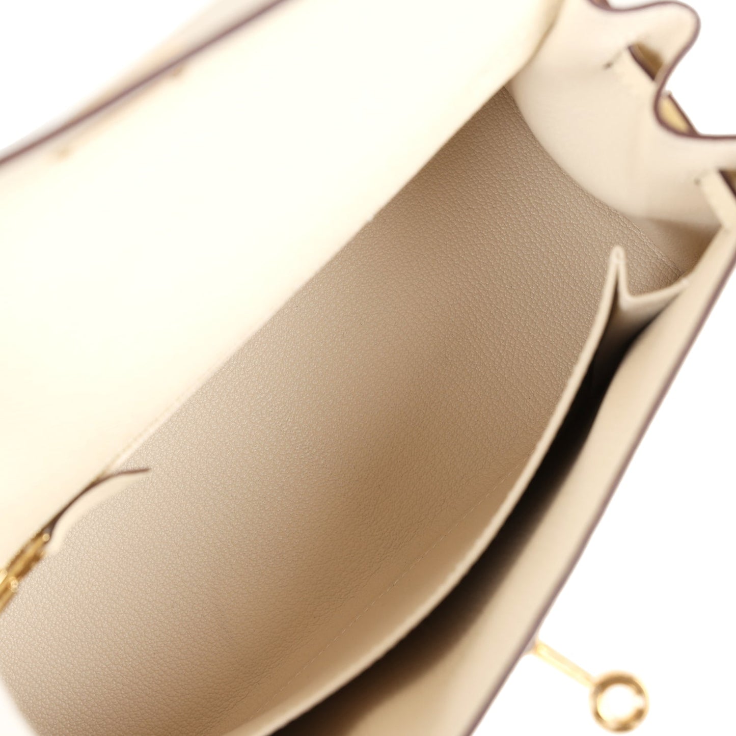 Hermes Kelly Sellier 25 Nata Epsom Gold Hardware