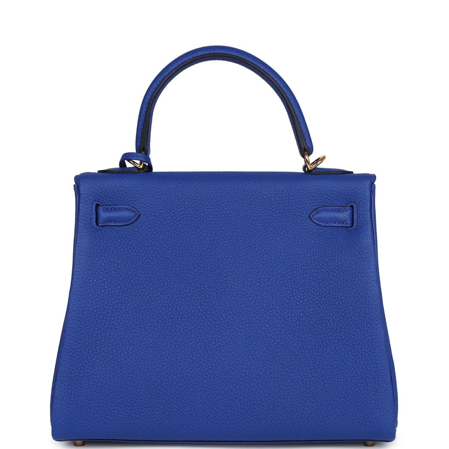 Hermes Kelly Retourne 25 Bleu Royal Togo Gold Hardware