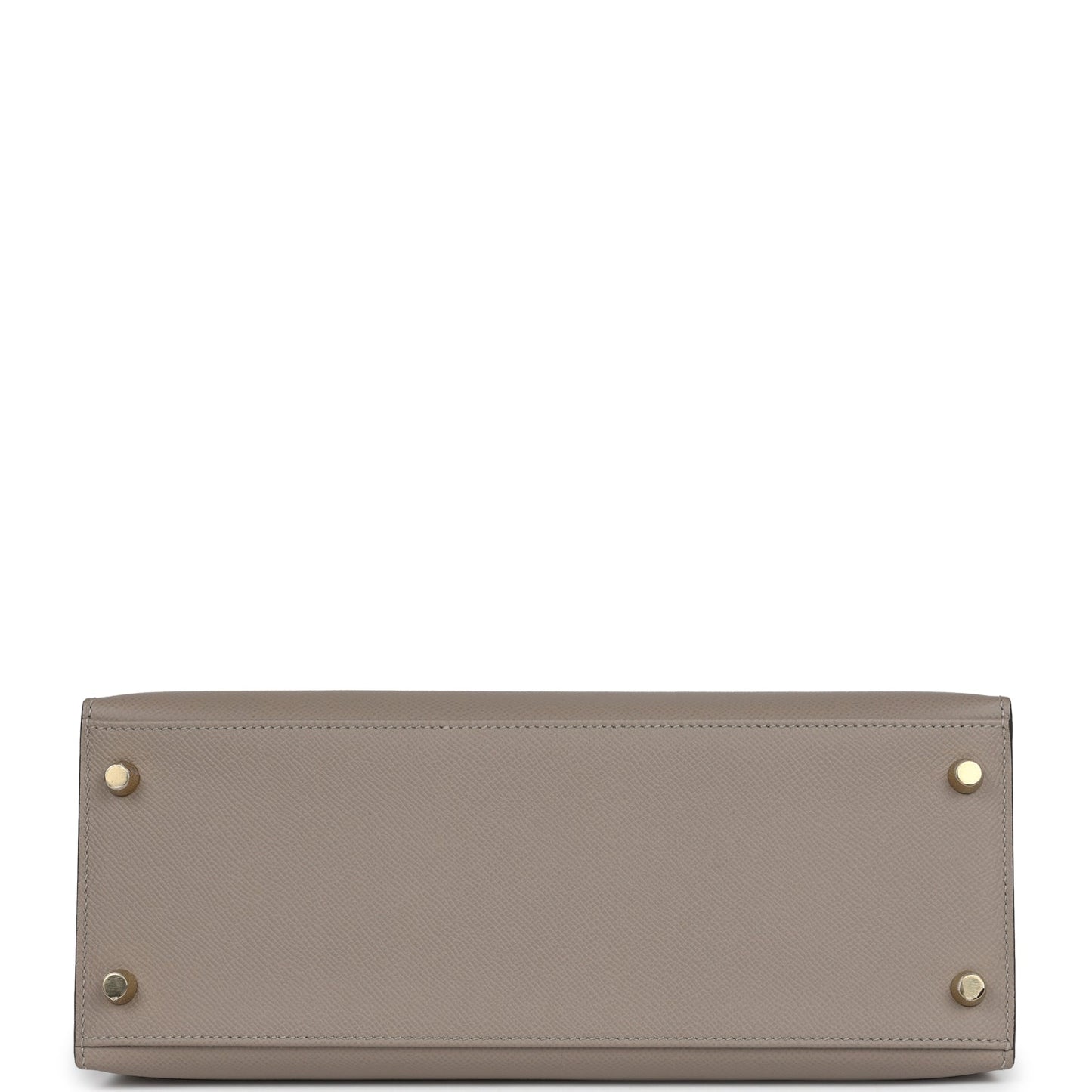 Hermes Special Order (HSS) Kelly Sellier 28 Gris Asphalte Verso Epsom Brushed Gold Hardware