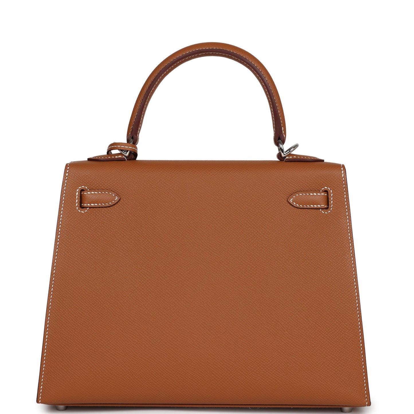 Hermes Kelly Sellier 25 Gold Epsom Palladium Hardware