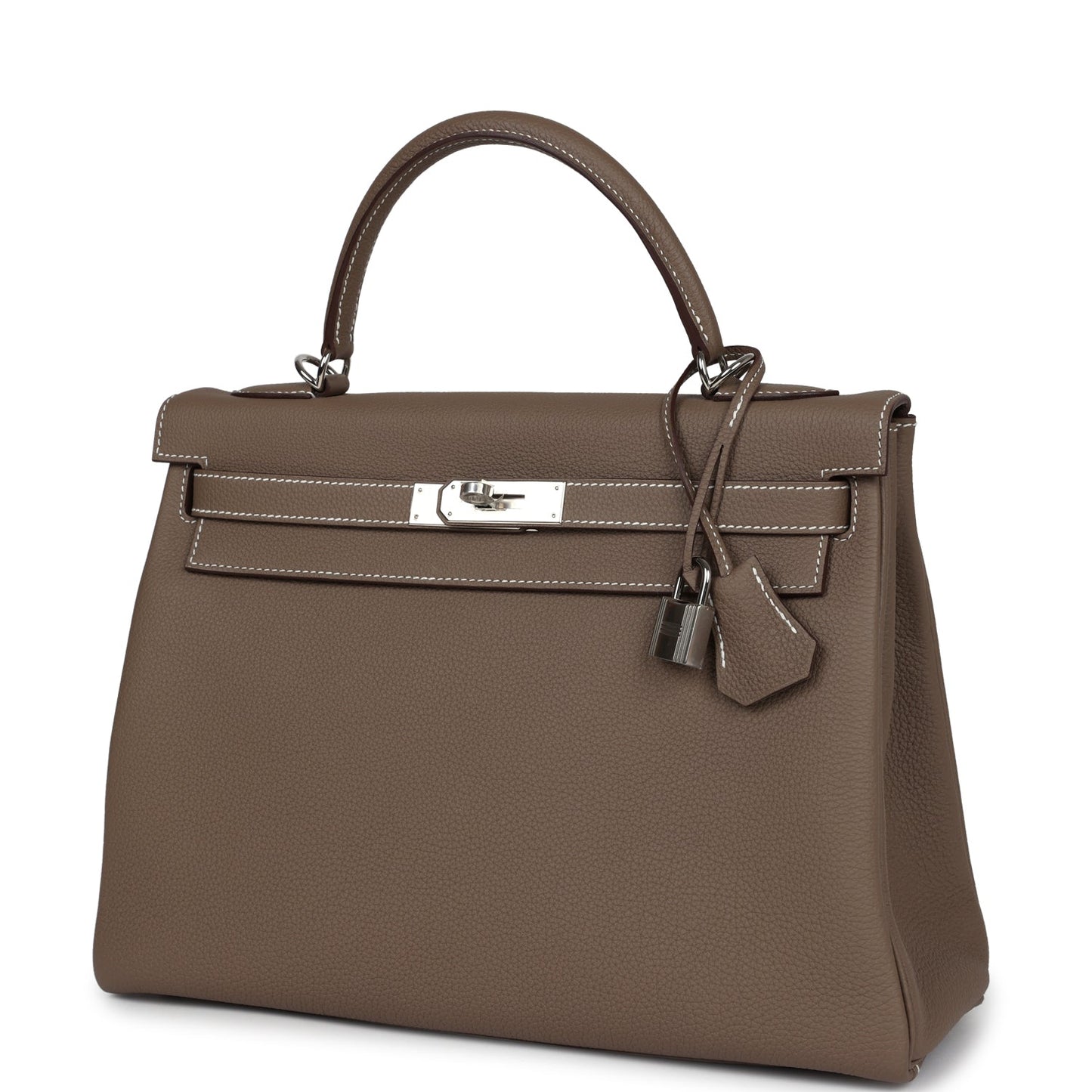 Hermes Kelly Retourne 32 Etoupe Togo Palladium Hardware - Bob Flawless Skincare 