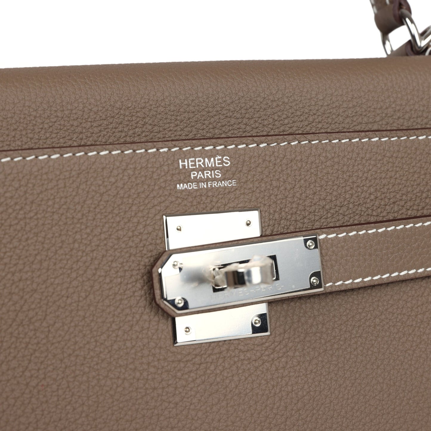 Hermes Kelly Retourne 32 Etoupe Togo Palladium Hardware - Bob Flawless Skincare 