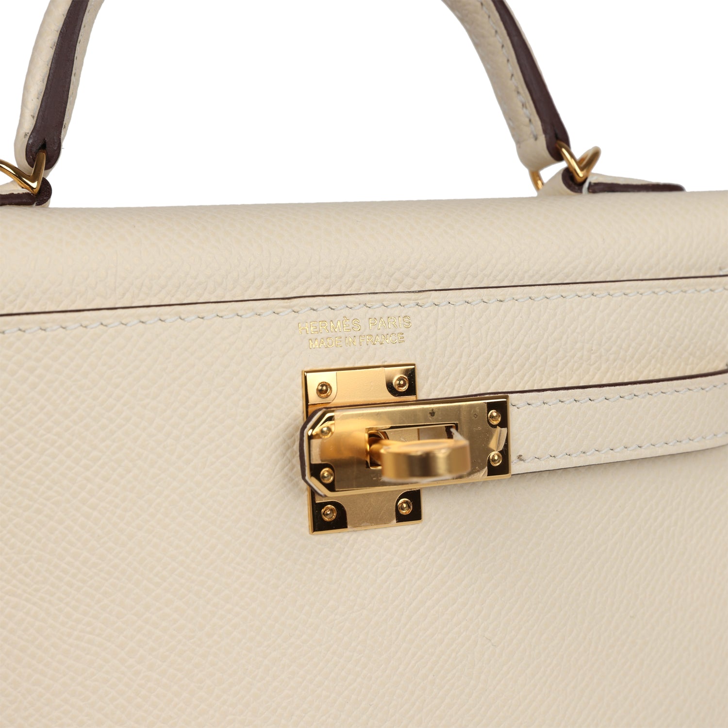 Hermes Kelly Sellier 20 Nata Epsom Gold Hardware - Bob Flawless Skincare 