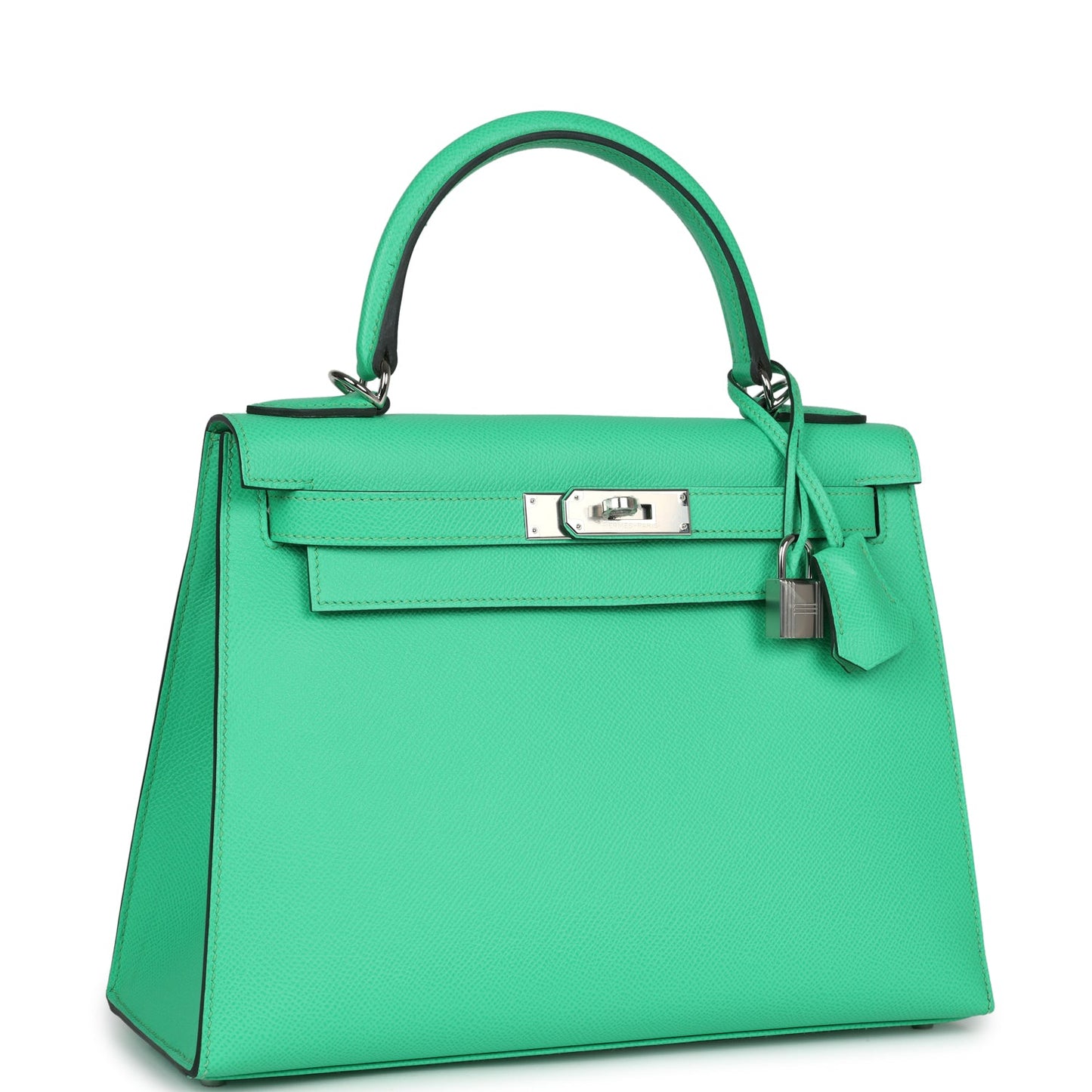 Hermes Kelly Sellier 28 Vert Comics Epsom Palladium Hardware - Bob Flawless Skincare 