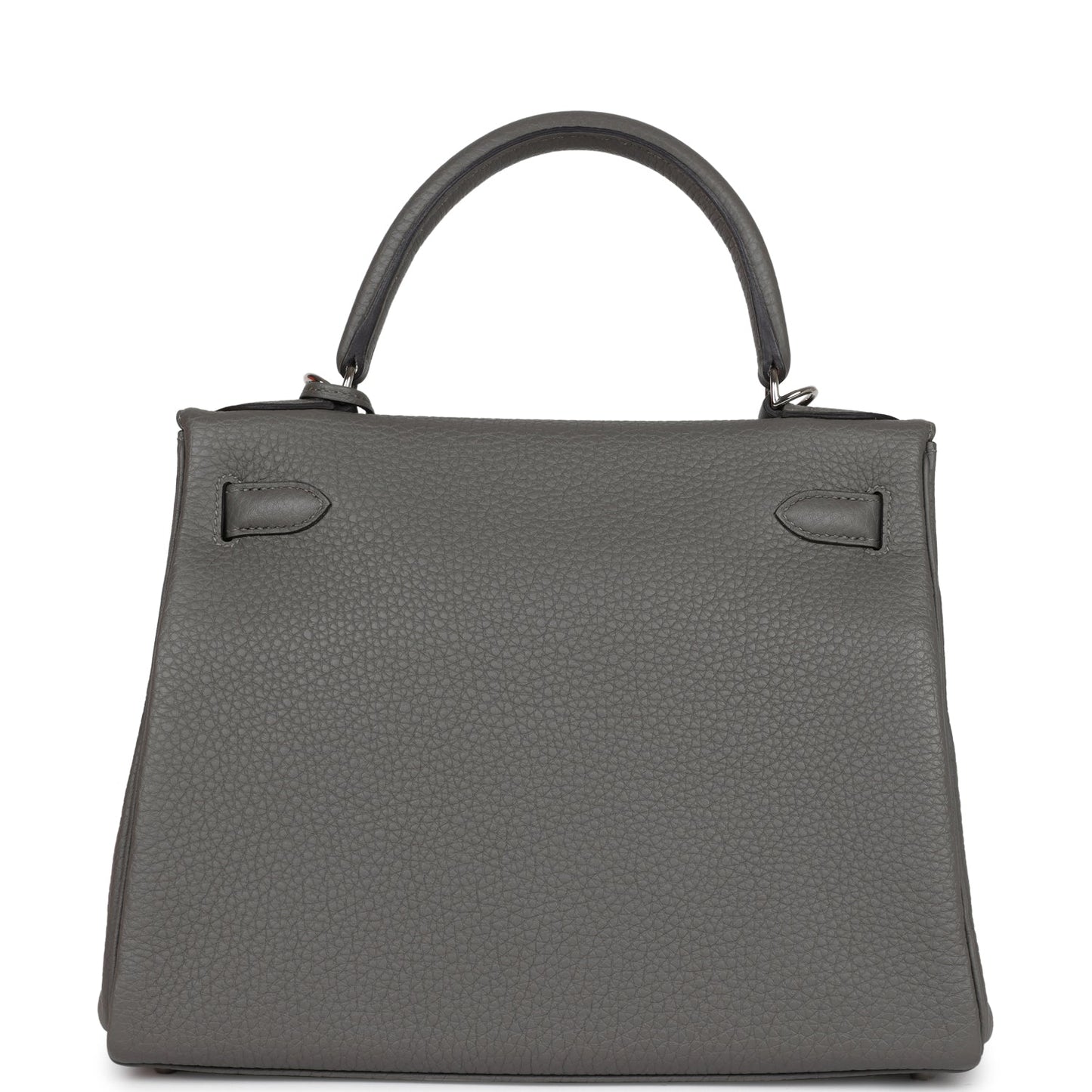 Hermes Kelly Retourne 28 Gris Meyer Clemence Palladium Hardware - Bob Flawless Skincare 