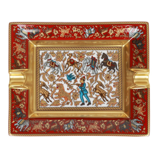 Hermes "Chasse en Inde" Porcelain Ashtray - Bob Flawless Skincare 