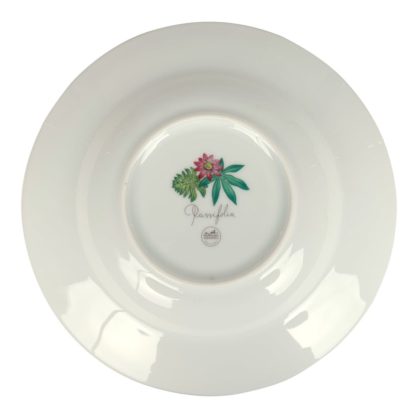 Hermes Passifolia Porcelain Soup Plate