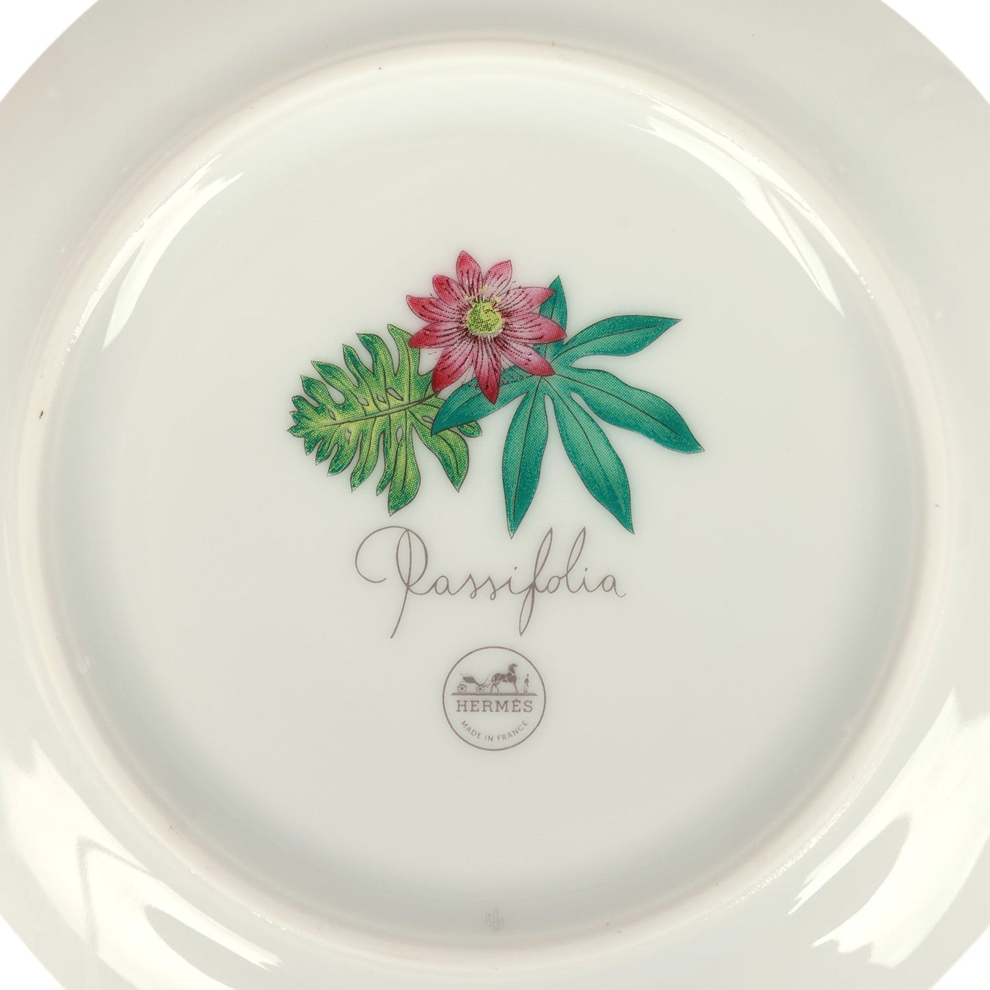 Hermes Passifolia Porcelain Soup Plate