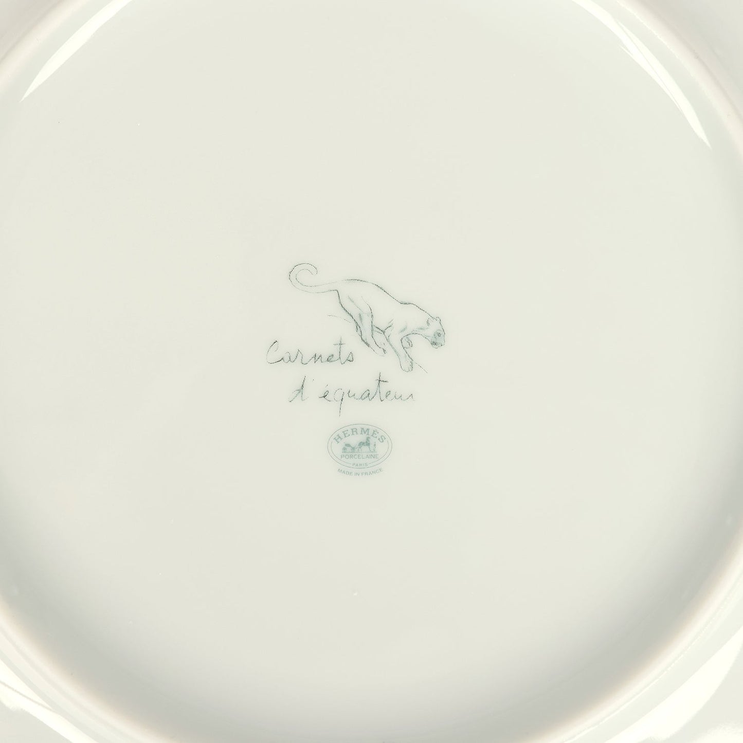 Hermes Carnets D’ Equateur Porcelain Dinner Plate