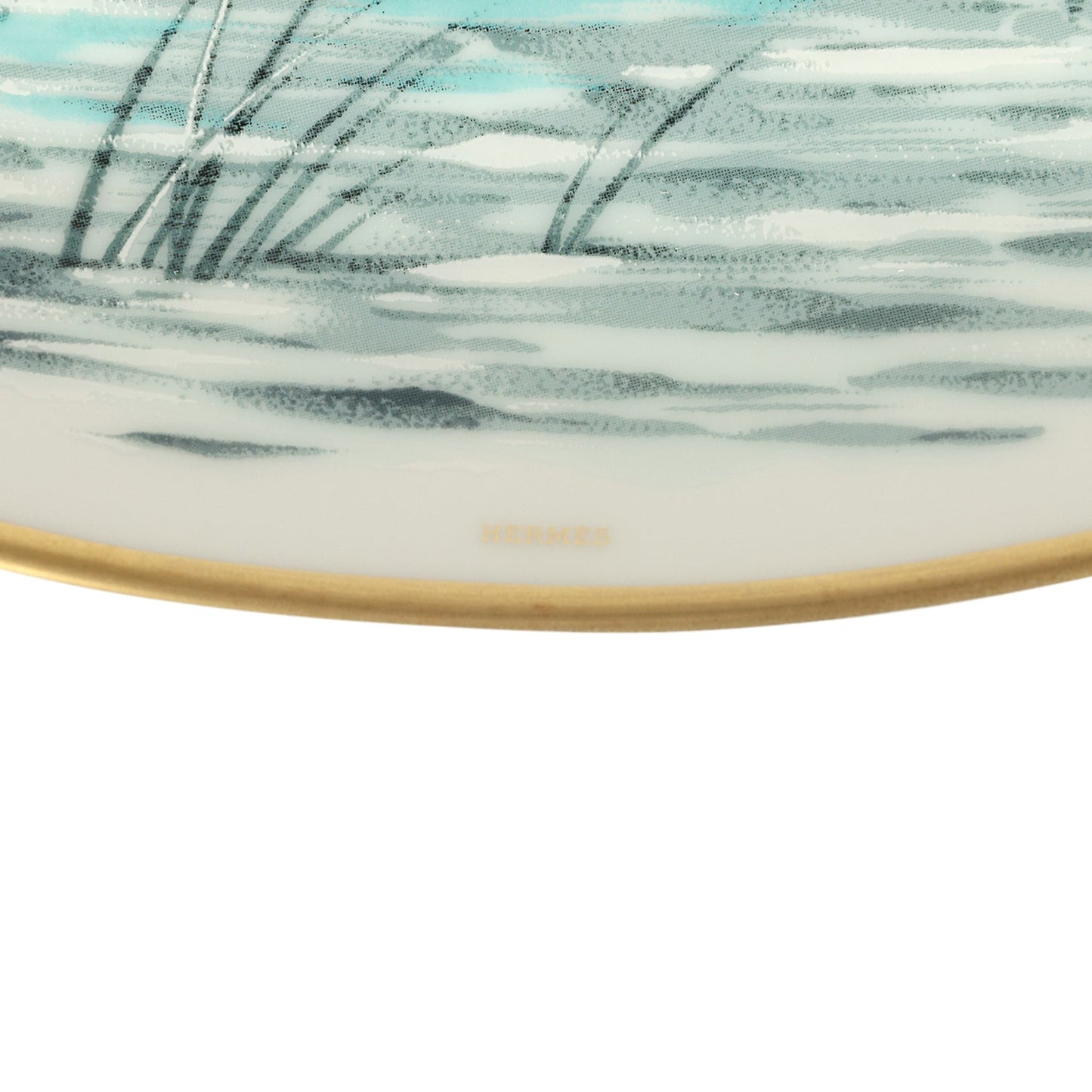 Hermes Carnets D’ Equateur Porcelain Presentation Plate