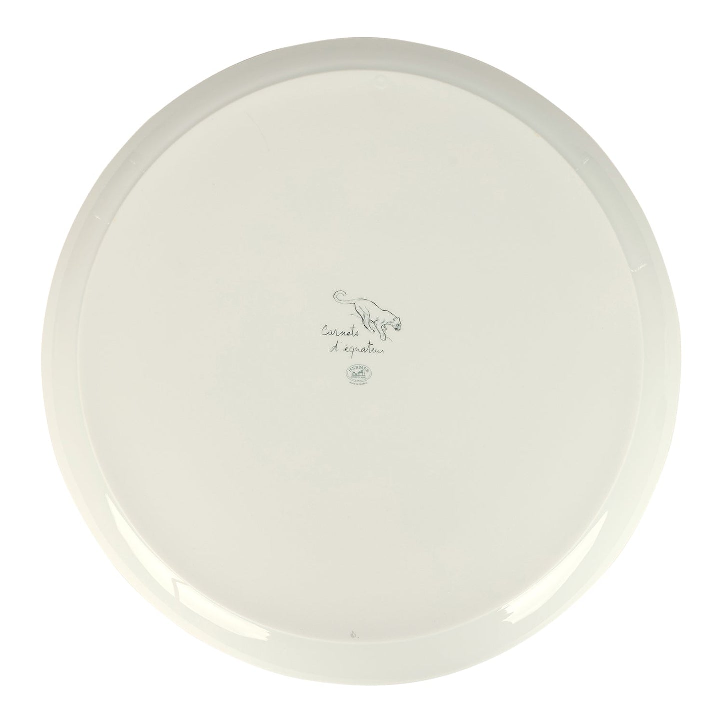 Hermes Carnets D’ Equateur Porcelain Presentation Plate