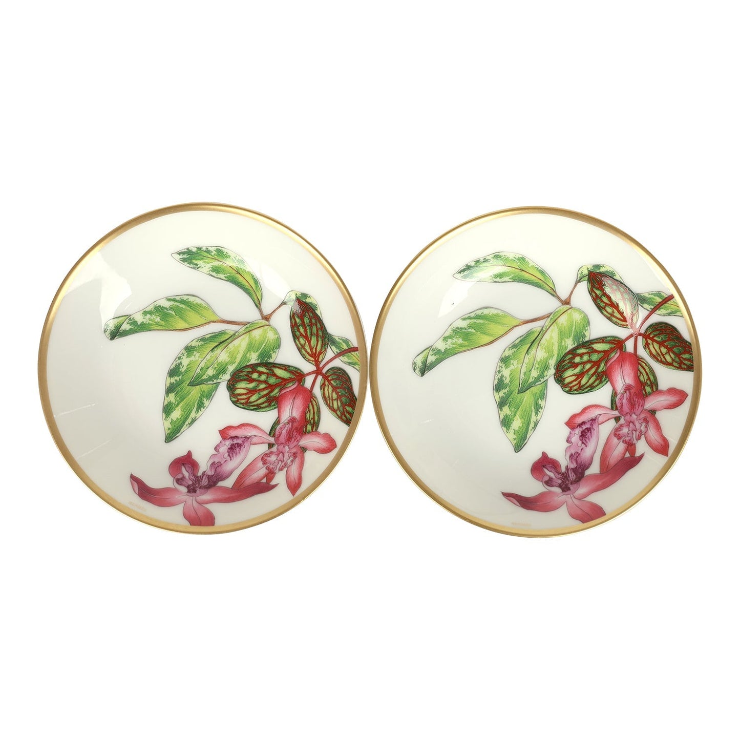 Hermes Passifolia Porcelain Soy Dish Set