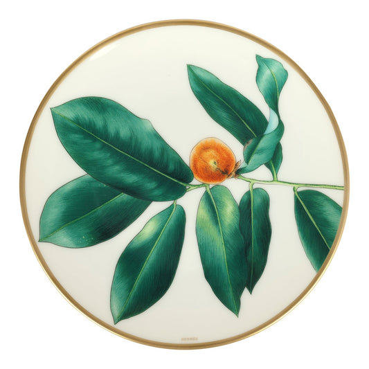 Hermes Passifolia Bread and Butter Porcelain Plate