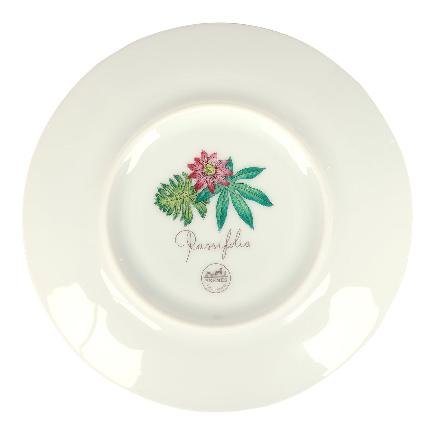 Hermes Passifolia Bread and Butter Porcelain Plate