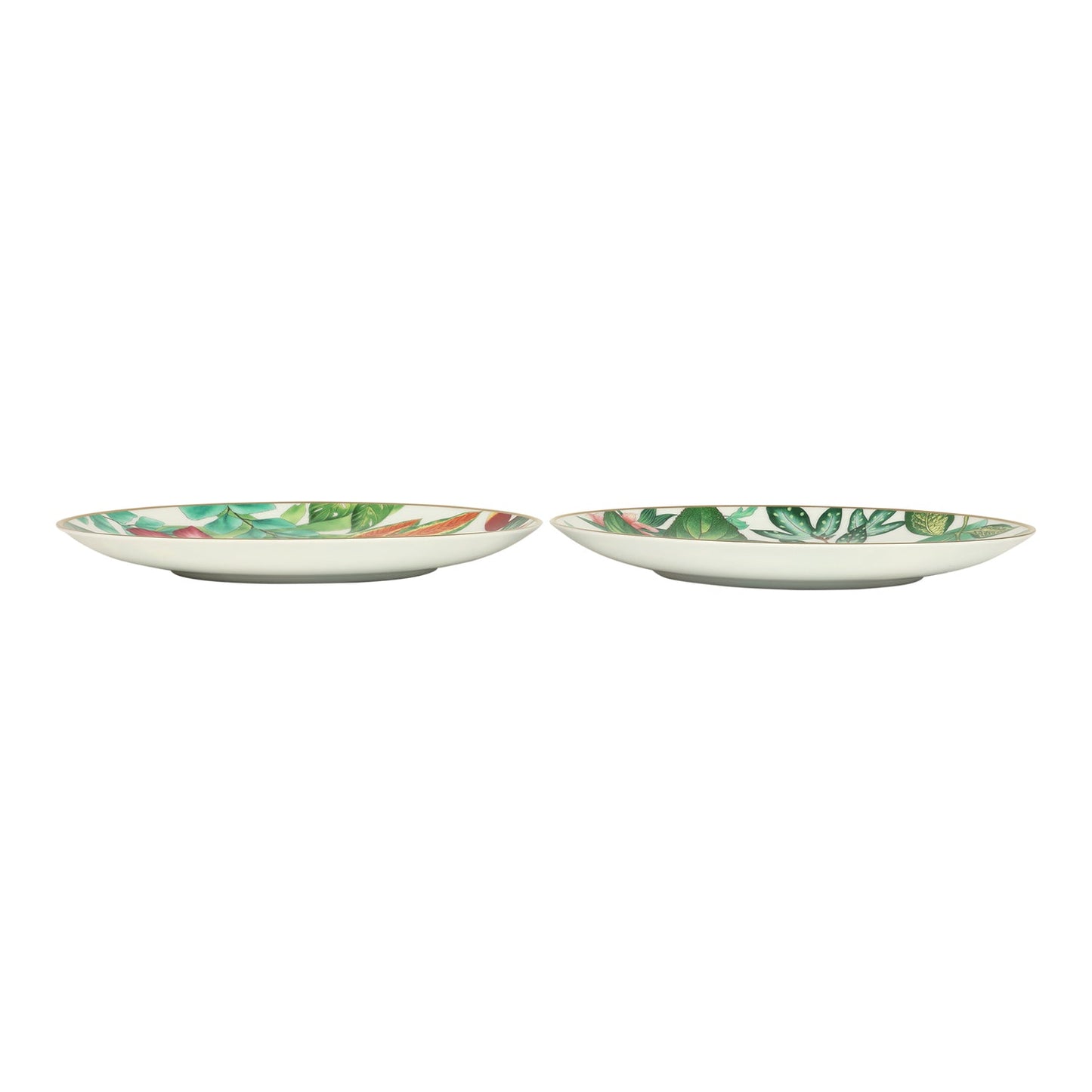 Hermes Passifolia Porcelain Dessert Plate Set