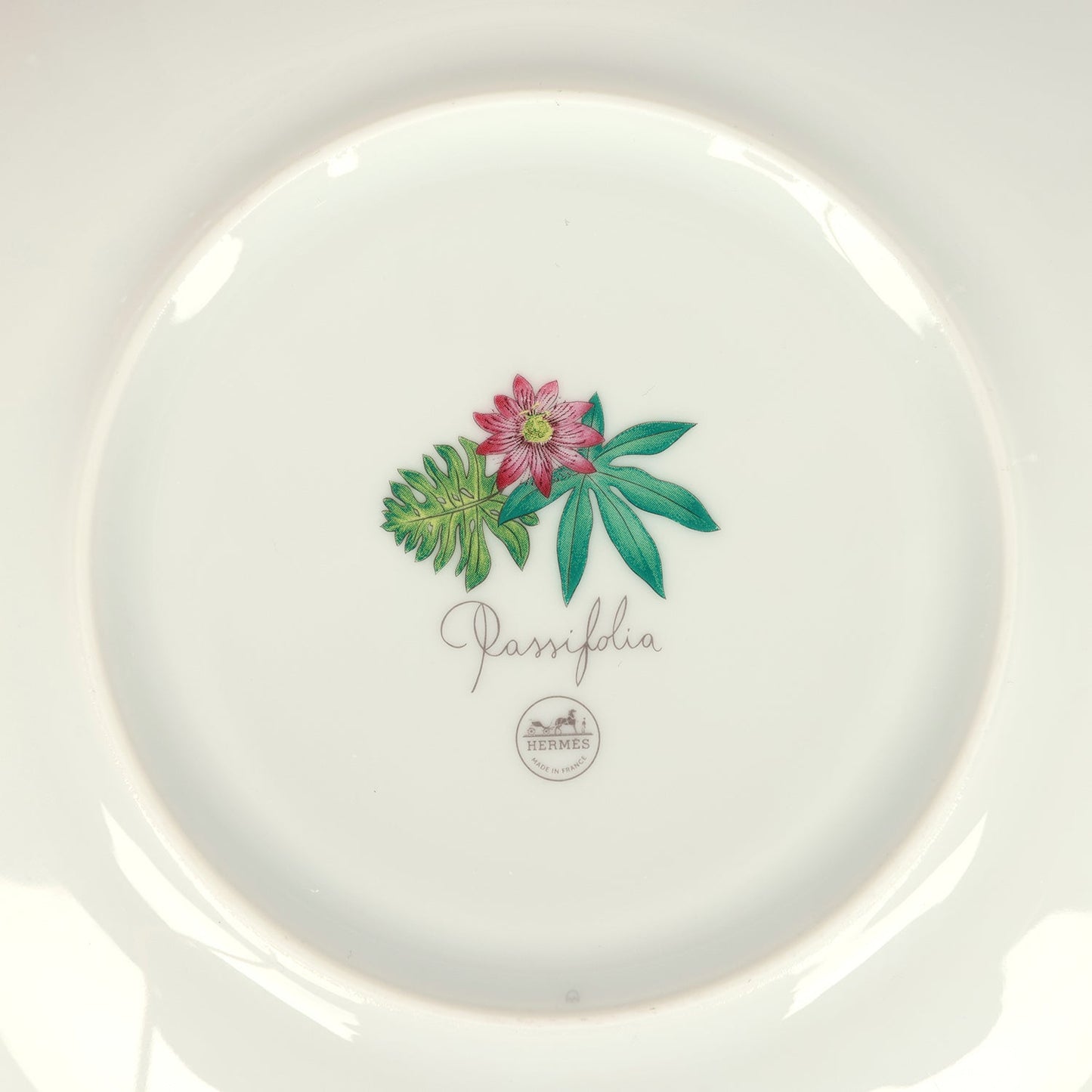 Hermes Passifolia Porcelain Dessert Plate Set