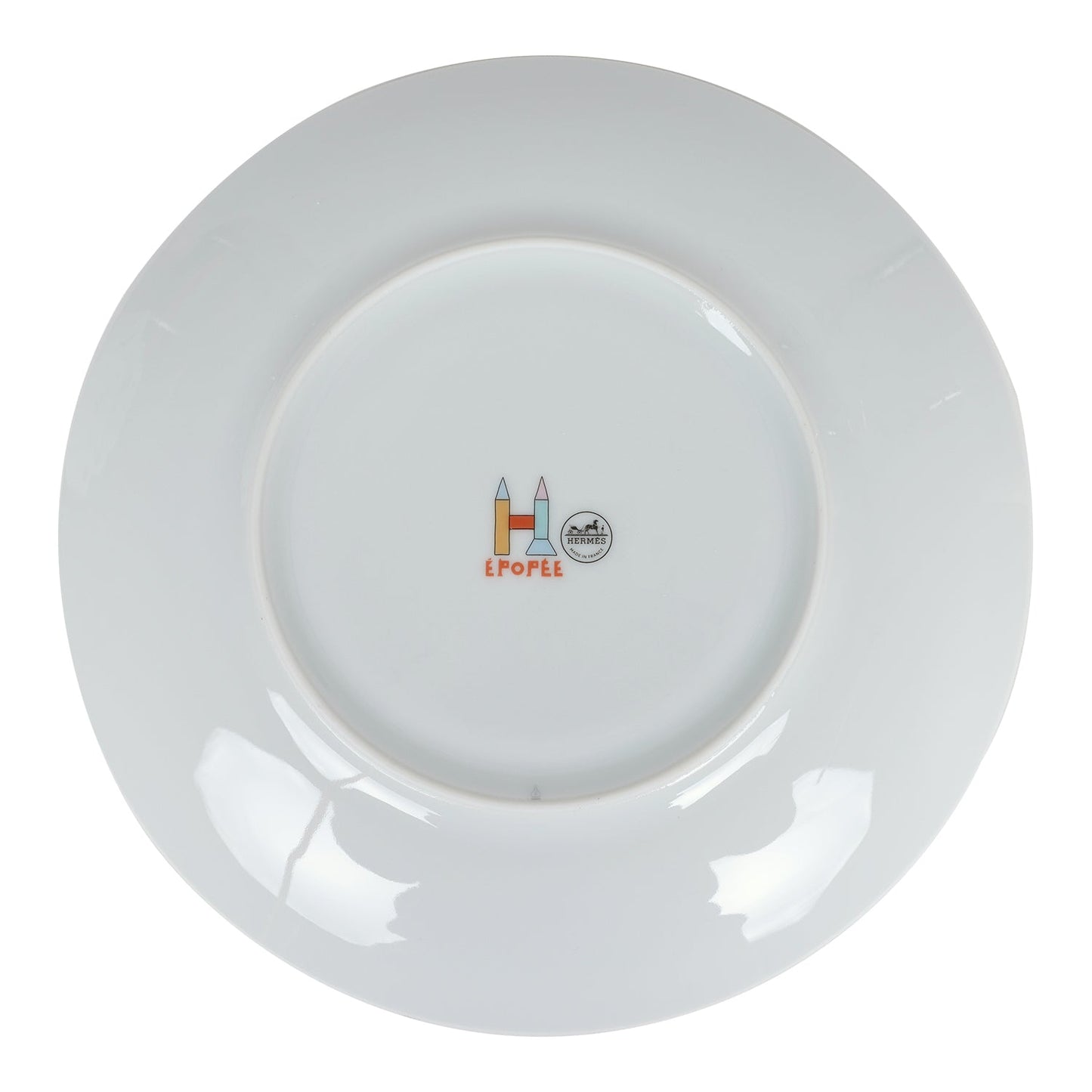 Hermes Epopee Set of 4 White Multicolor Porcelain Tableware Set - Bob Flawless Skincare 