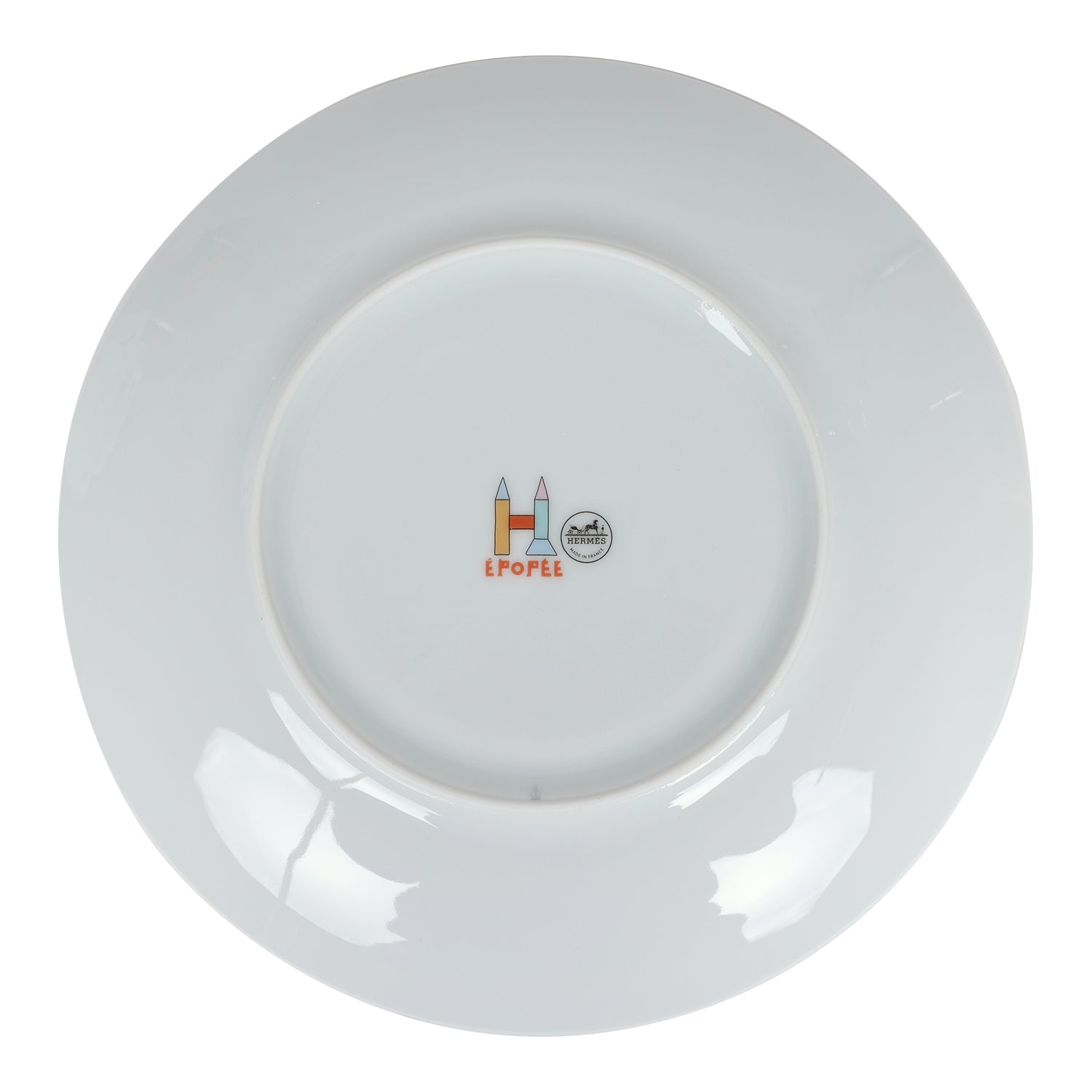 Hermes Epopee Set of 4 White Multicolor Porcelain Tableware Set - Bob Flawless Skincare 