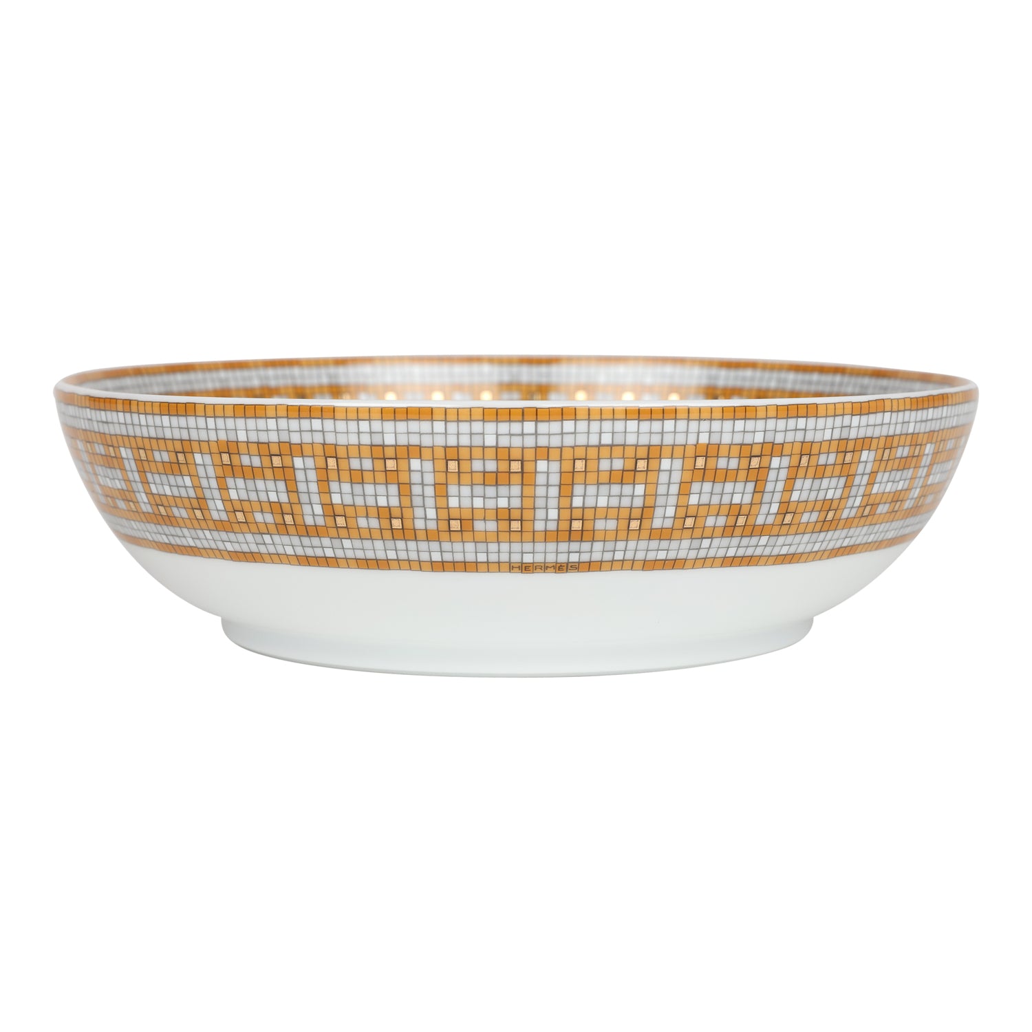 Hermes Mosaique Au 24 Gold Cereal Bowl Set Gold Porcelain - Bob Flawless Skincare 