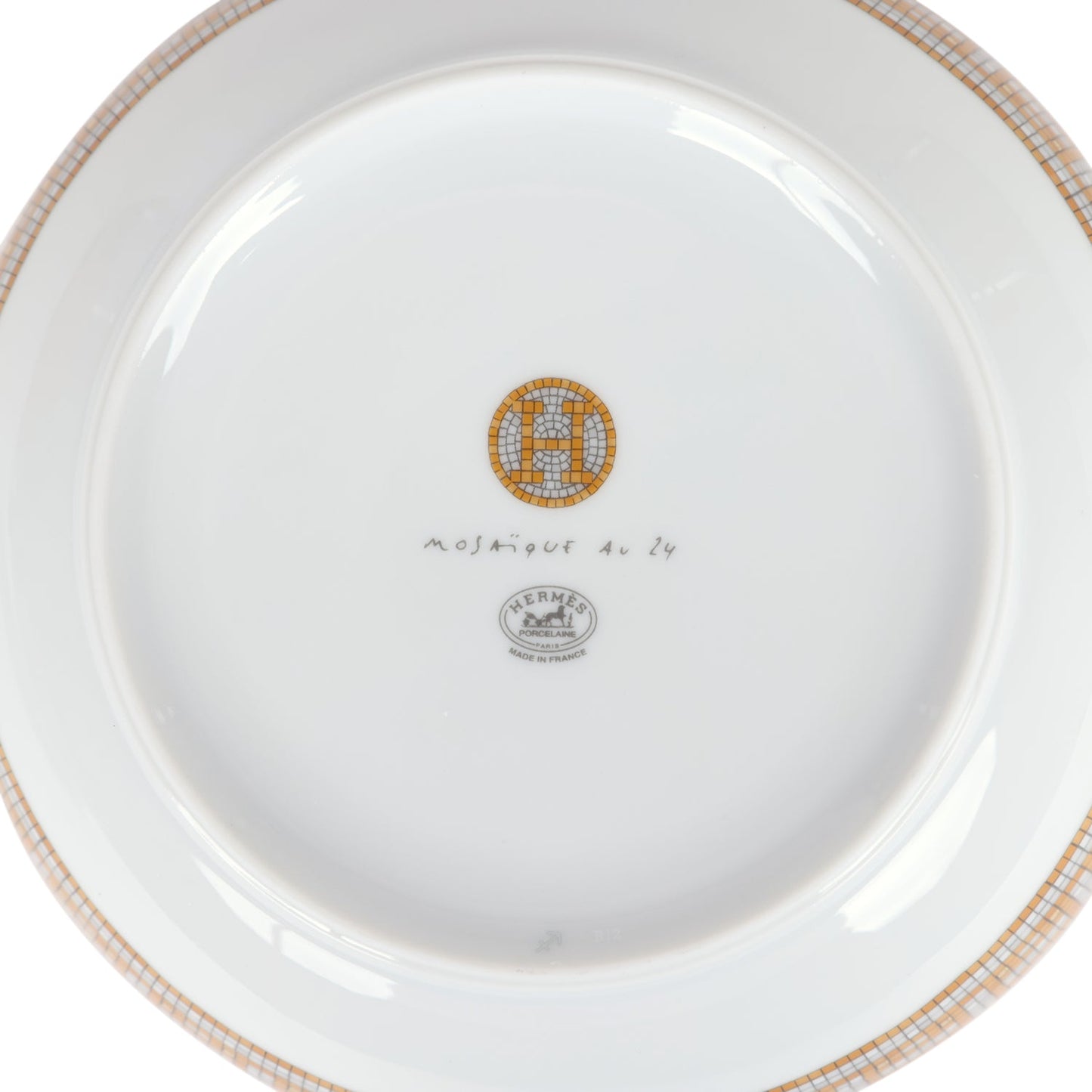 Hermes Mosaique Au 24 Gold Cereal Bowl Set Gold Porcelain - Bob Flawless Skincare 