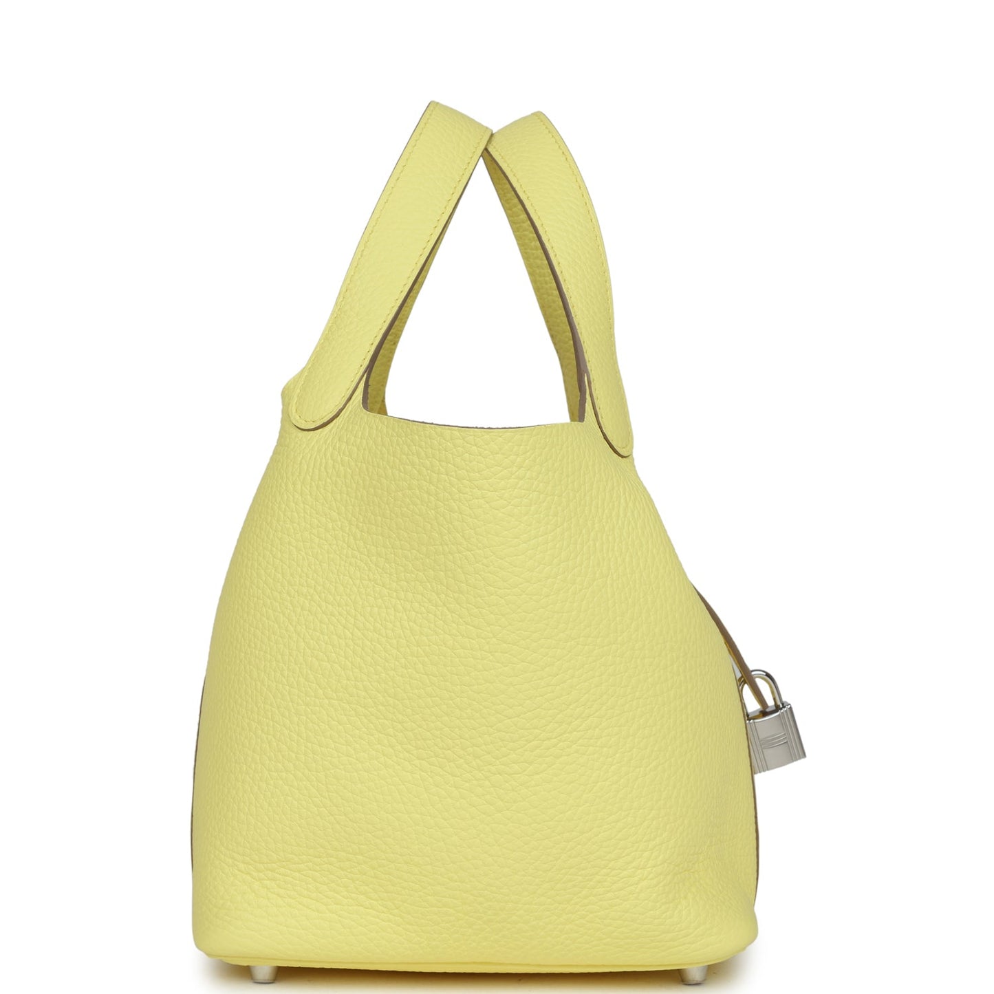 Hermes Picotin 18 Limoncello Clemence Palladium Hardware