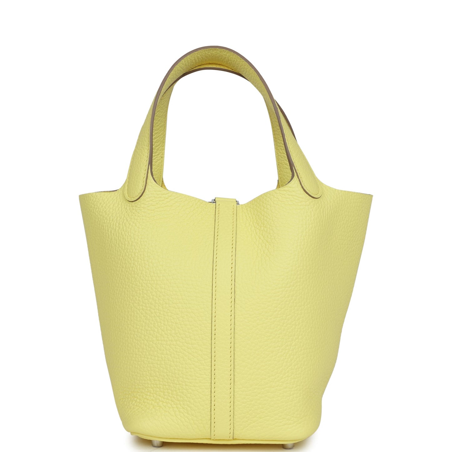 Hermes Picotin 18 Limoncello Clemence Palladium Hardware