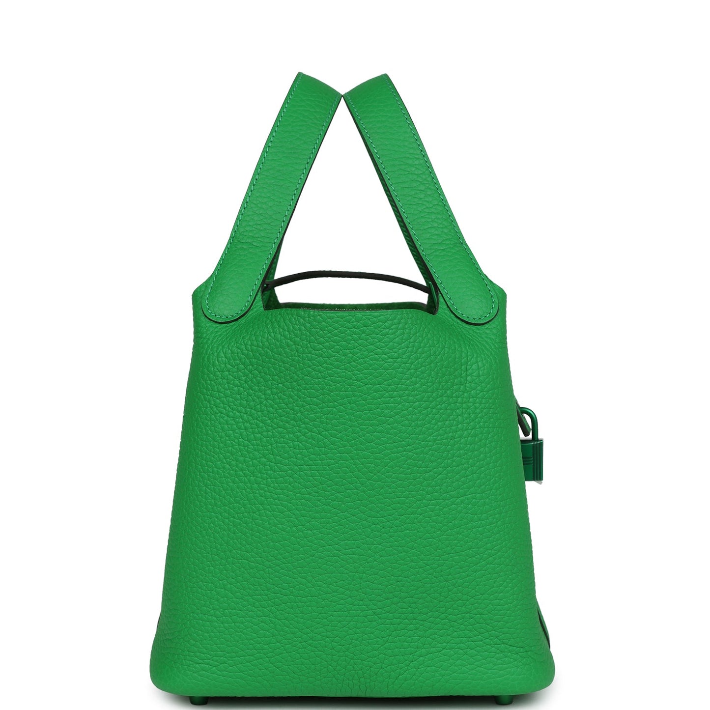 Hermes Monochrome Picotin 18 Bambou Clemence Green Hardware