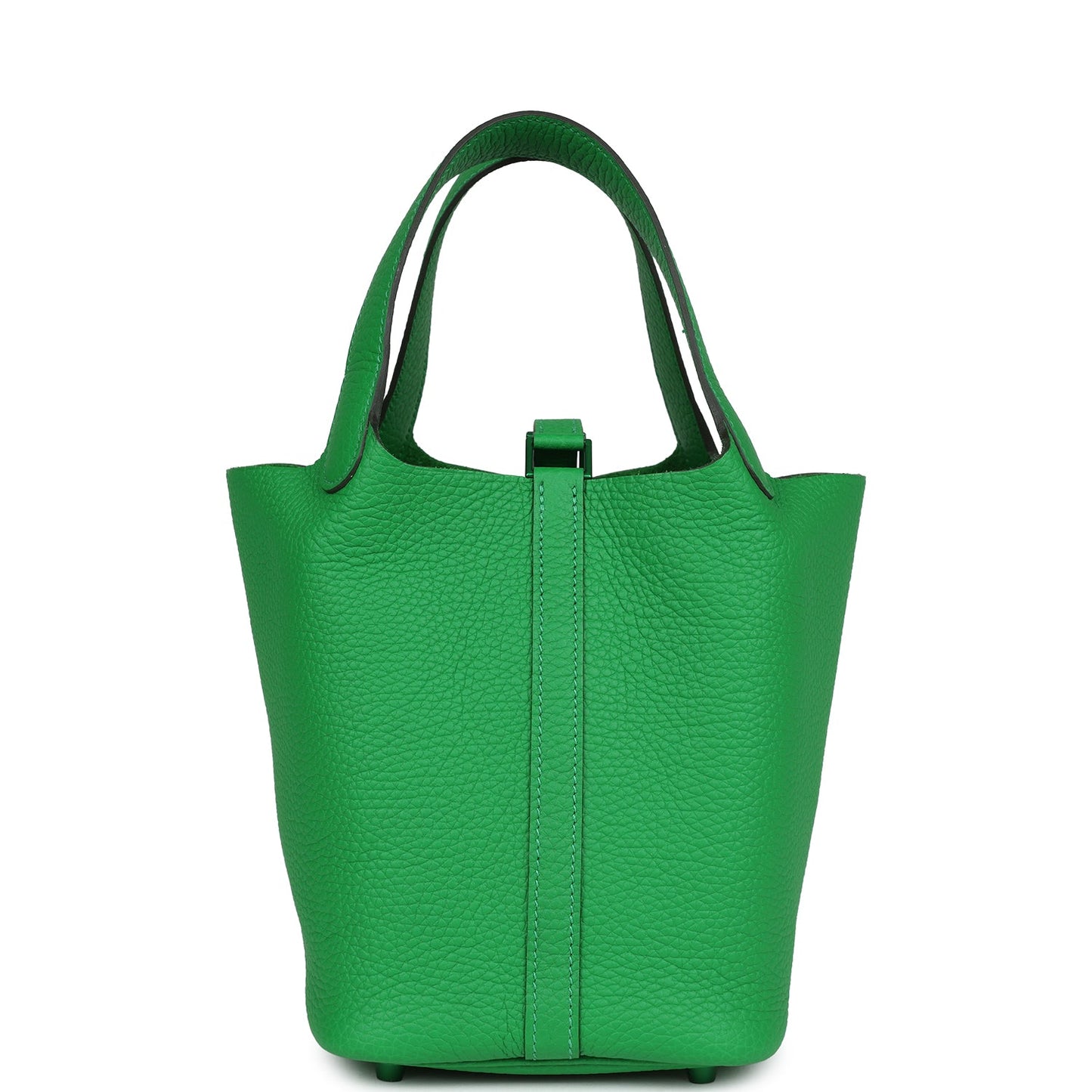 Hermes Monochrome Picotin 18 Bambou Clemence Green Hardware